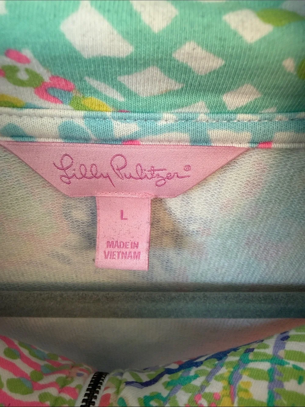 Lilly Pulitzer zip up